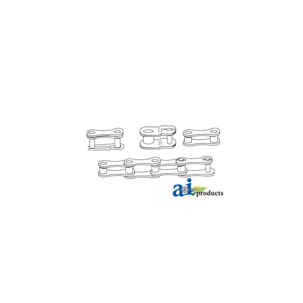 2040 Extended Pitch Roller Chain, 10ft (Import) 8.1" x8.4" x1.1"
